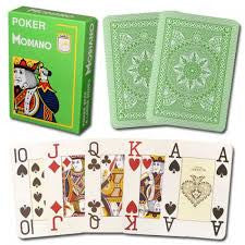 Modiano Jumbo Index Light Green Poker Cards