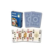 Modiano Jumbo Index Blue Poker Cards