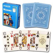 Modiano Jumbo Index Light Blue Poker Cards